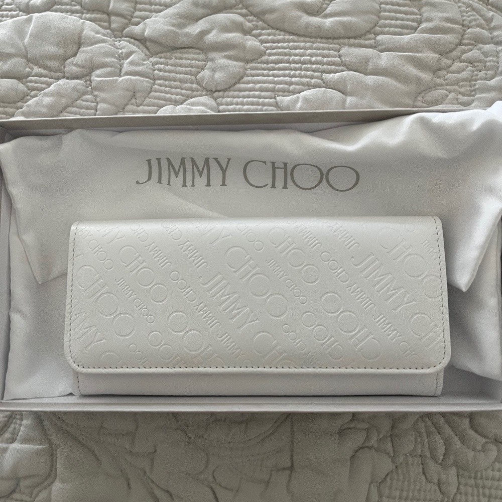 Jimmy choo white wallet